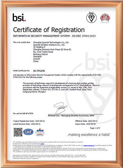 ISO/IEC 27001：信息安全管理体系